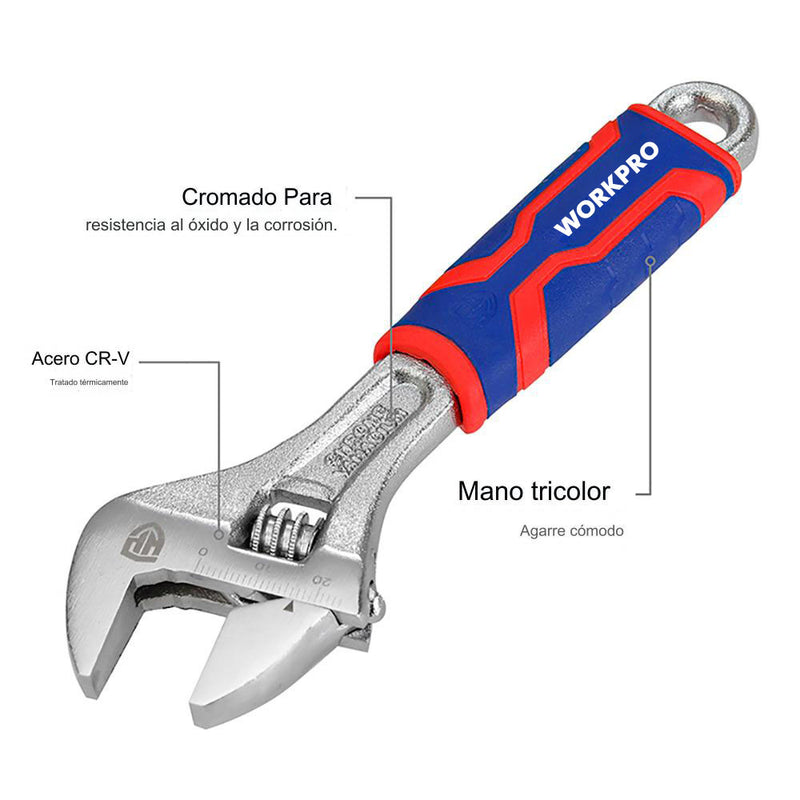 Adjustable Wrench 150mm Workpro