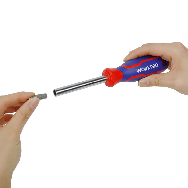 Workpro 1/4" Magnetic Tip Screwdriver Handle