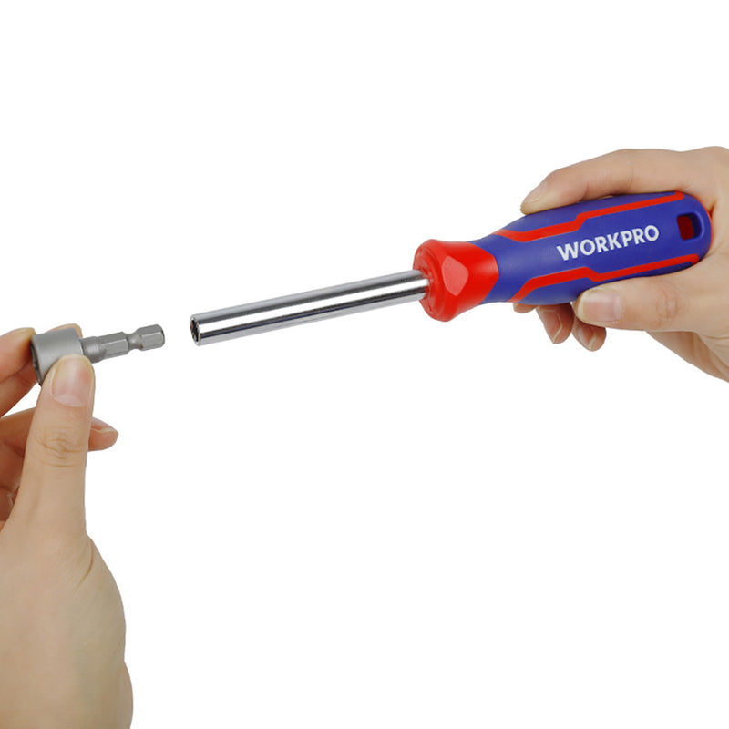 Workpro 1/4" Magnetic Tip Screwdriver Handle