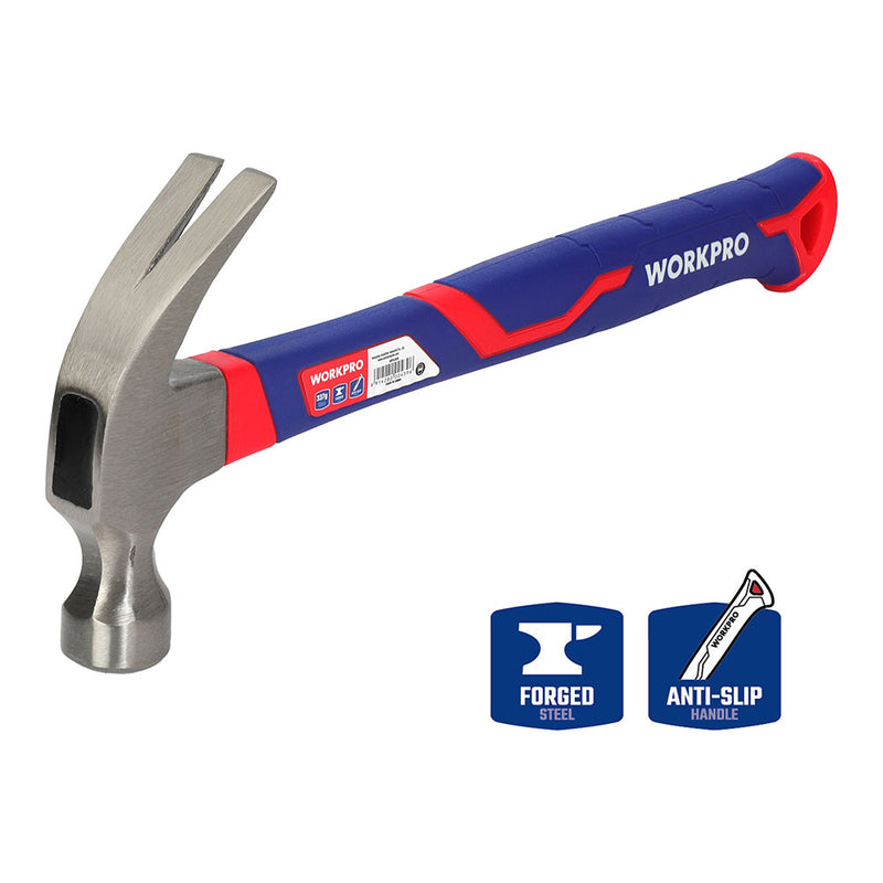 Workpro 450G Carpenter's Hammer with Fiberglass Handle