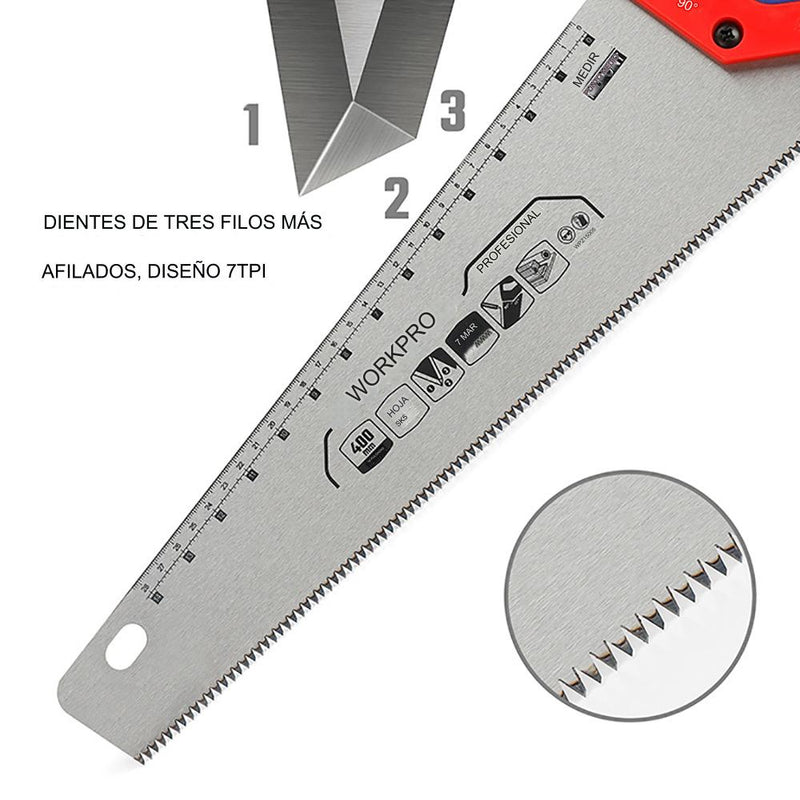 Workpro Universal Saw 40cm