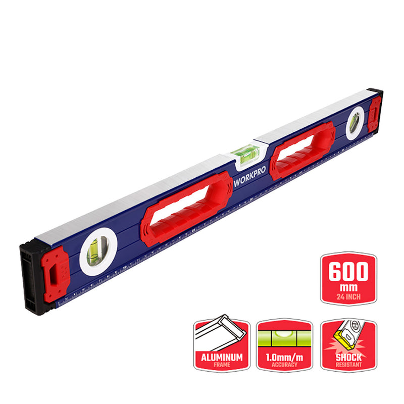 Workpro 60cm Magnetic Base Spirit Level