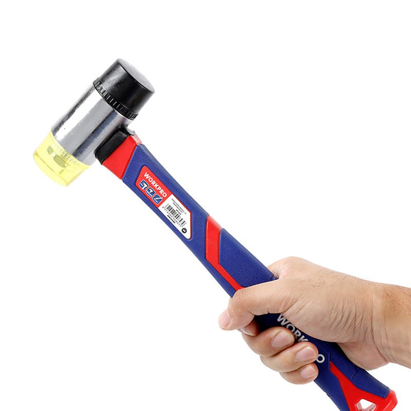 Workpro Nylon Hammer with Fiberglass Handle