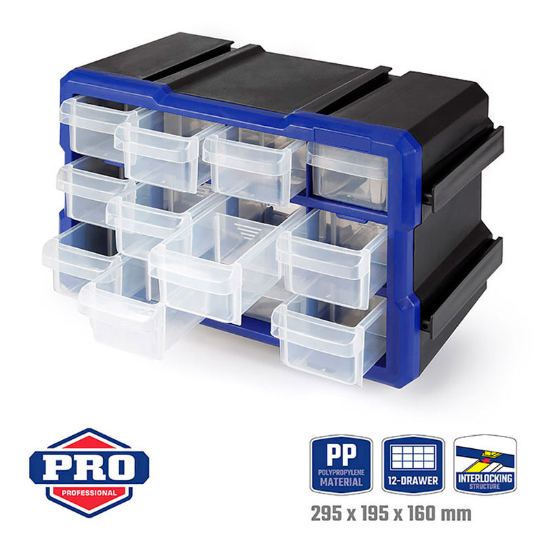 Organizador Apilable De 12 Cajones Workpro