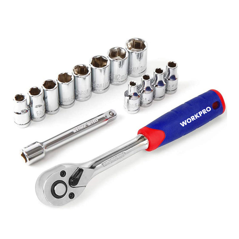 Workpro 12 Piece 3/8" Drive Socket Set