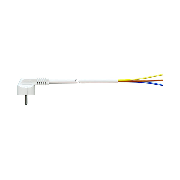 Cable With Schuko Plug 3M 3X1.5Mm 4.8Mm 16A 250V T/Tl White, Solera 7000/3,