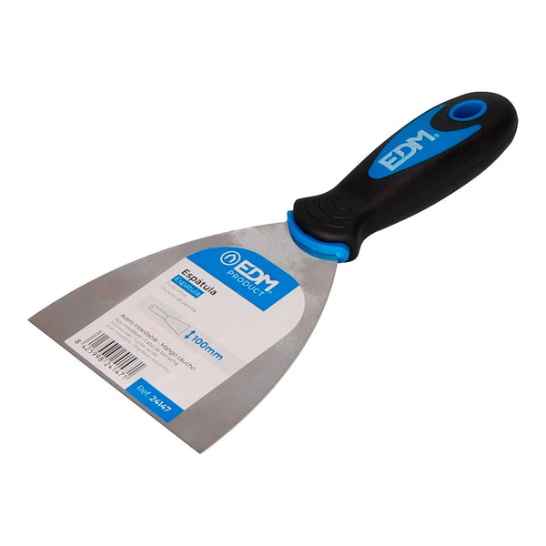 Professional Spatula Rubber Handle 100mm Edm