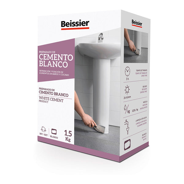 Beissier White Cement 1.5Kg 70163-002