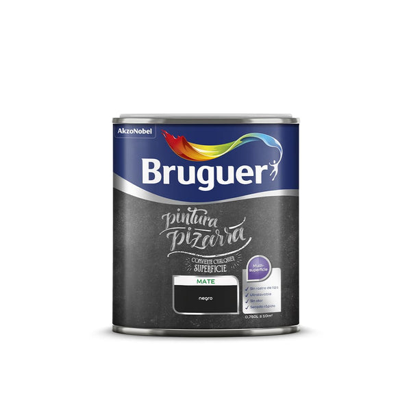 Esmalte Pizarras Negro 0,75L 5236734 Bruguer