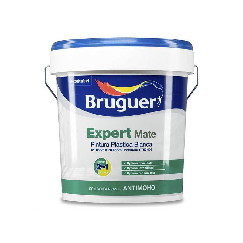 Expert White Matte Pp Paint 15L For Interior and Exterior 5208090 Bruguer