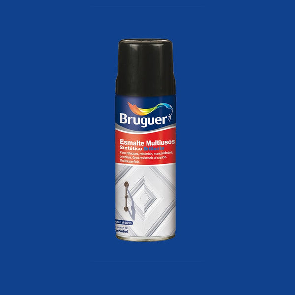 Multipurpose Enamel Spray Bright Blue Luminous 0.4L 5197983 Bruguer