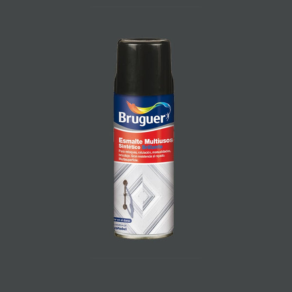 Multipurpose Spray Enamel Gloss Medium Grey 0.4L 5197981 Bruguer