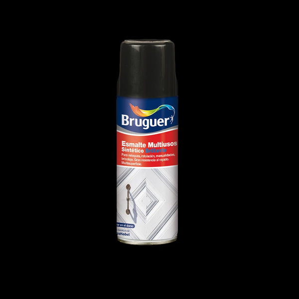 Multipurpose Enamel Spray Gloss Black 0.4L 5197989 Bruguer