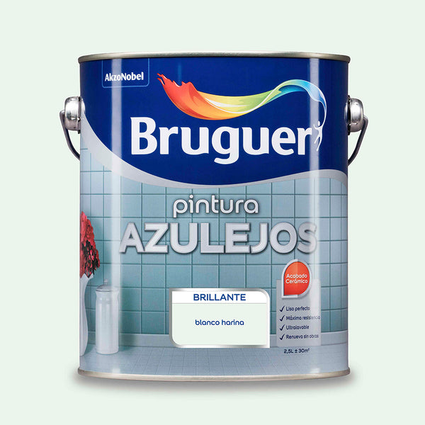 Glossy Tile Enamel White Flour 2.5L 5274271 Bruger