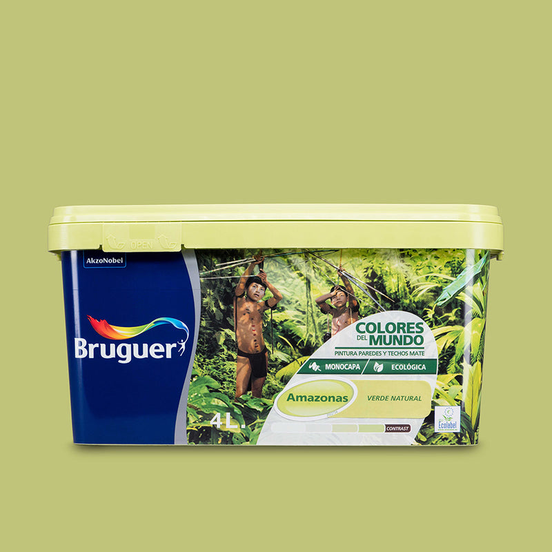 Colours of the World Amazonas Natural Green 4L 5056892 Bruguer