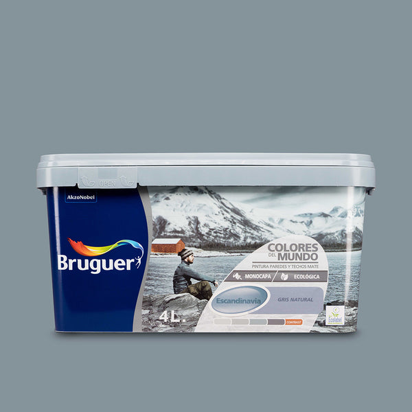 Colours of the World Scandinavia Natural Grey 4L 5246664 Bruguer