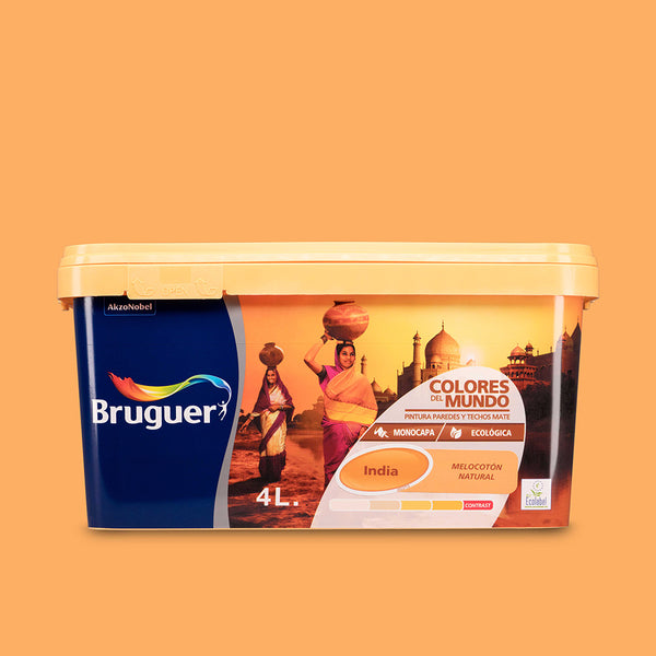 Colours of the World India Natural Peach 4L 5057359 Bruguer