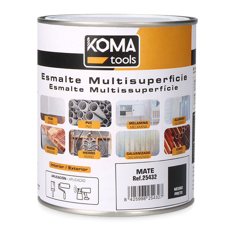 Matte Black Multi-Surface Polish 750 Ml Koma Tools