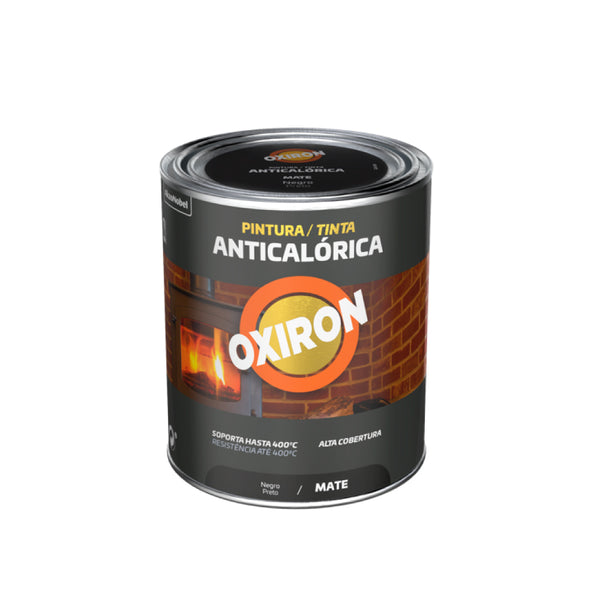 Heat resistant paint matte black 0.75L 5797326 Oxiron