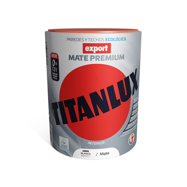 Washable Vinyl Paint Export White Decoration 750Ml Titanlux F31110034