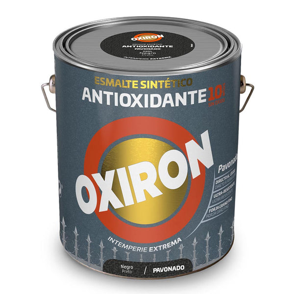 Oxiron Antioxidant Synthetic Metallic Enamel Black Powder Coat 4L Titan 5809045