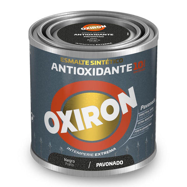 Oxiron Antioxidant Metallic Synthetic Enamel Black 250Ml Titan 5809046