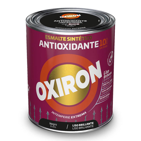 Oxiron Smooth Glossy Black Antioxidant Synthetic Metallic Enamel 750Ml Titan 5809081