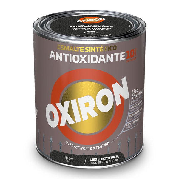 Oxiron Smooth Anti-Rust Metallic Synthetic Enamel Black Forge Effect 250Ml Titan 5809096