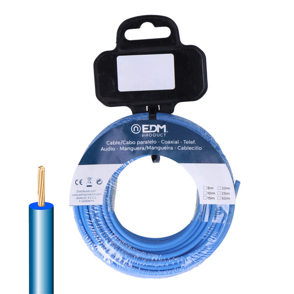 1.5mm Blue Halogen Free Flexible Cable Reel 5M