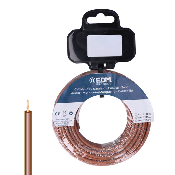 1.5mm Brown Halogen-Free Flexible Cable Reel 10M