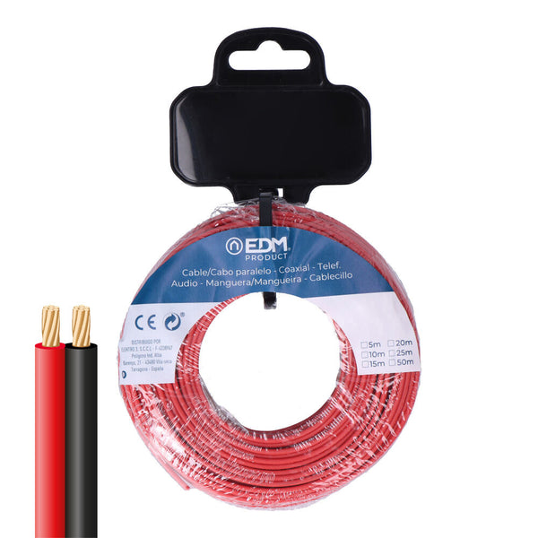 Parallel Cable Reel 2X1Mm² Red/Black 50M.