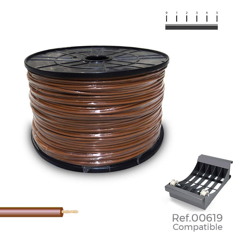 Flexible Cable Reel 1.5Mm Brown 1000M (Large Coil Ø400X200Mm)