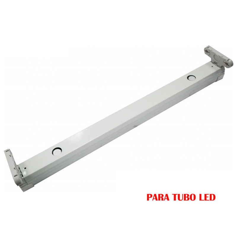 Regleta Fluorescente Para Tubo De Led 2X9W  (Eq. 18W) 220V 61Cm Edm