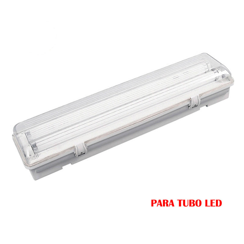 Pantalla Fluorescente Estanca Para Tubo De Led 2X22W (Eq. 58W) 220V 155Cmi P65 Edm