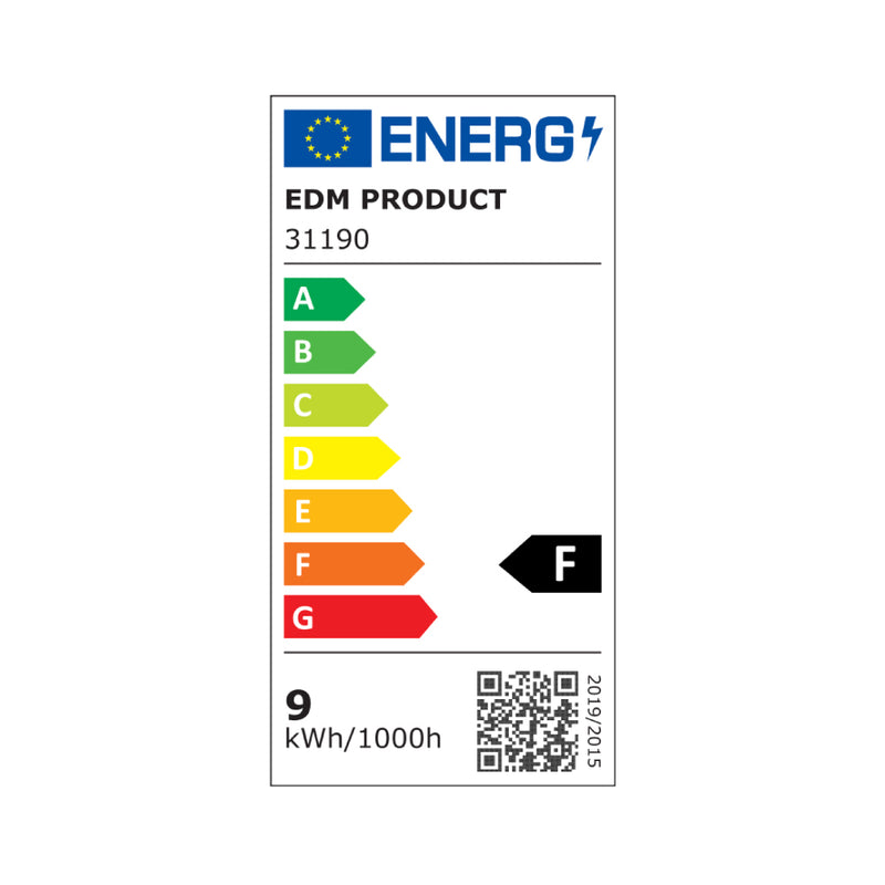 Tubo Led T8 9W 900Lm 6500K Luz Fria (Eq,18W) Ø2,6X60Cm Edm