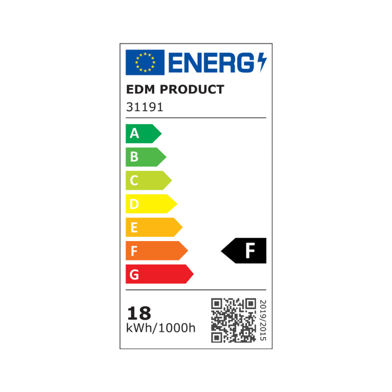 Tubo Led T8 18W 2000Lm 6500K Luz Fria (Eq,36W) Ø2,6X120Cm Edm