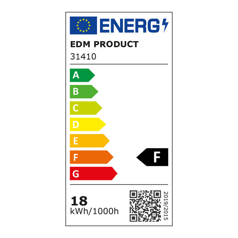 Waterproof LED Strip IP65 18W 1990Lm 6500K Cold Light 5.9X59X6.6Cm Edm