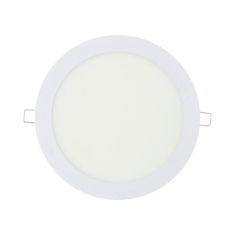 Round Recessed Led Downlight 20W Cold Light 6400K 1500Lm White Ø22.5Cm Edm