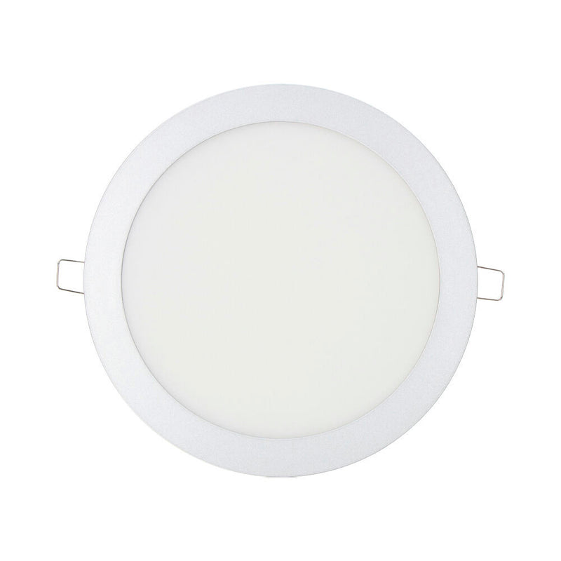 Downlight Led Empotrable Redondo 20W Luz Dia 4000K 1500Lm Cromado Ø22,5Cm Edm