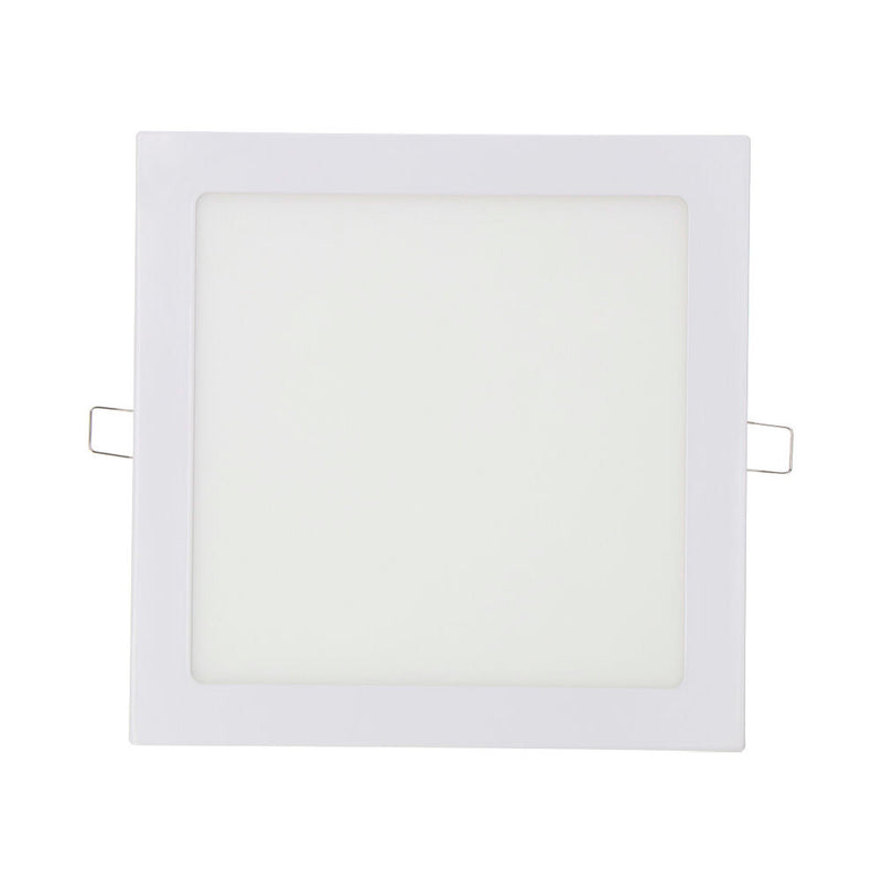 Square Recessed Led Downlight 20W Daylight 4000K 1500Lm White Color 22X22Cm Edm