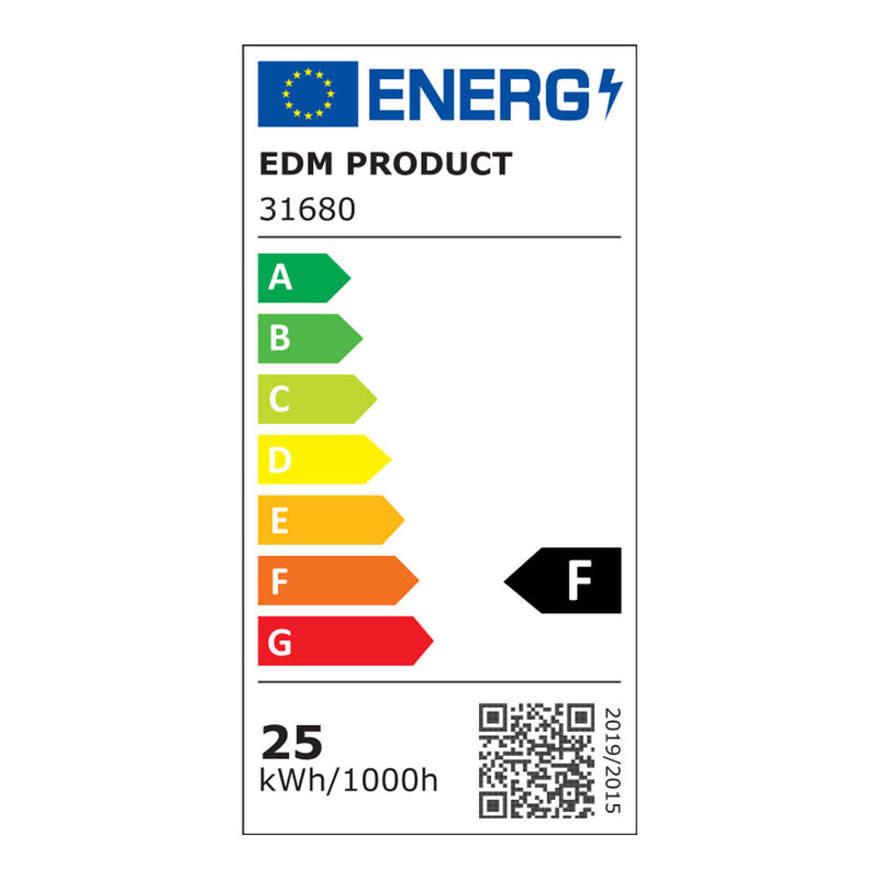 Led Electronic Strip 25W 6500K Cold Light 2000Lm 61.3X3X12Cm Edm