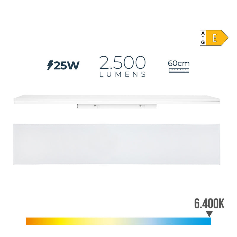 Led Strip 25W 6400K Cold Light 2500Lm 60X4.5X12Cm Edm