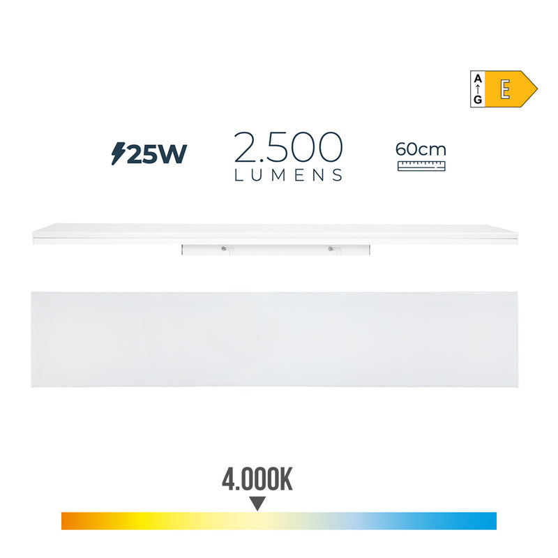 Led strip 25W 4000K Daylight 2500Lm 12X60X4.5Cm Edm