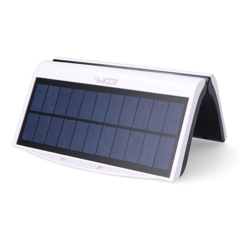 Aplique Solar 6W 430Lm 6,500K Con Sensor Color Blanco Edm