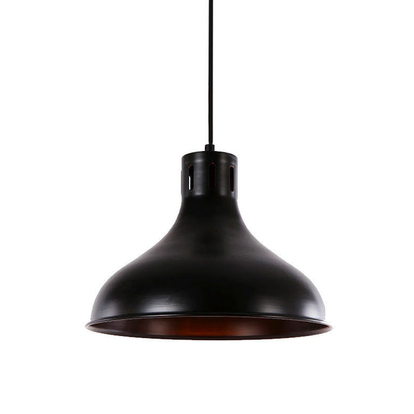 Vintage Metal Ceiling Lamp E27 60W Black Color Ø30X25Cm Edm