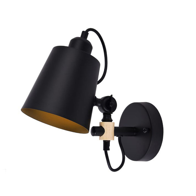 Metal Wall Lamp E27 60W Black Color 25X27Cm Edm