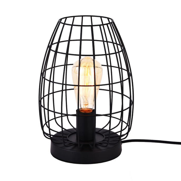 Metal Table Lamp E27 60W Color Black Ø20X27.5Cm Edm