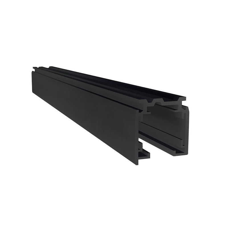 Black Three-Phase Rail 2Mts Velum