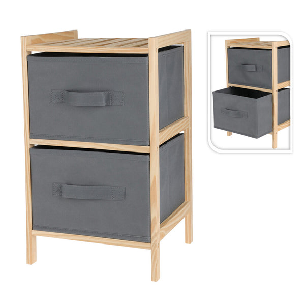 Bathroom Cabinet 2 Compartments For Storage 27.5x25x46cm, 784630100, Storage Solutions