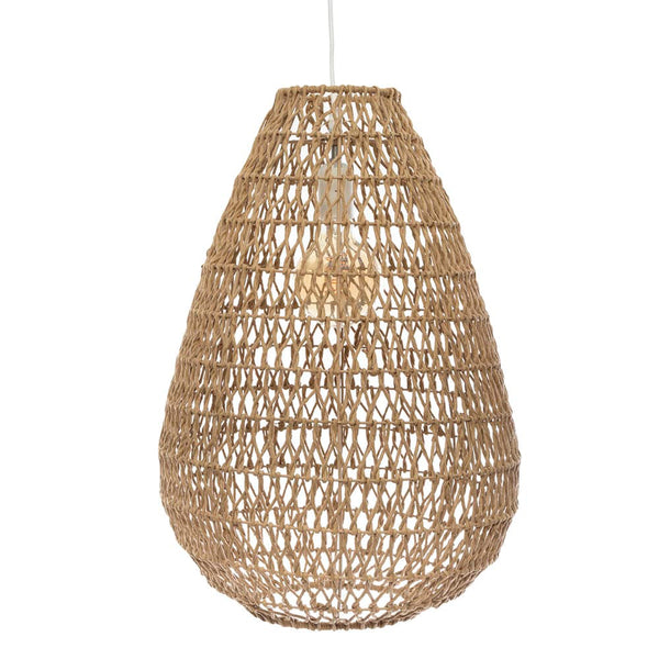 Sand Colored Ceiling Lamp E27 'Tressé' Collection 55X37.5Cm